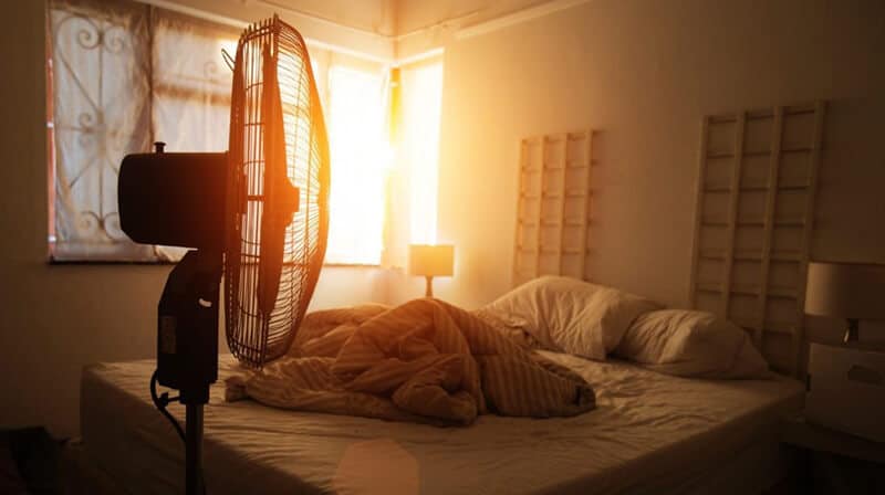 Keep room cool for sleep